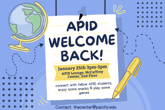 APID WELCOME BACK! 