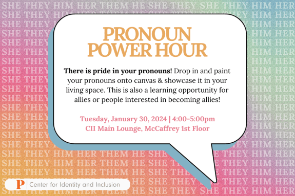 Tuesday, January 30, 2024 | 4:00-5:00pm CII Main Lounge, McCaffrey 1st Floor