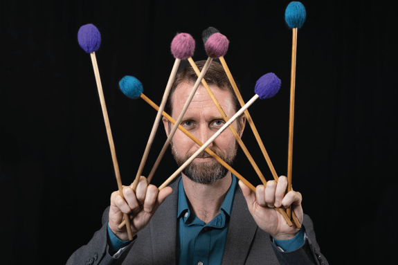 Percussionist Jonathan Latta