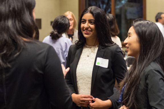 PharmD students at networking event