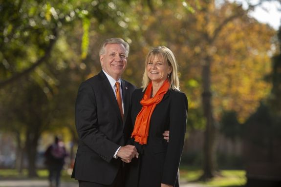 President and First Lady Callahan