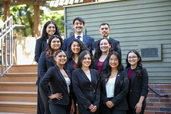 Group of students posing for a photo