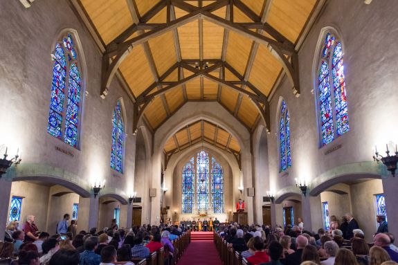 Inside of Morris Chapel