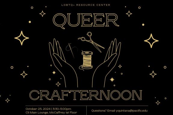 Queer Crafternoon October 25, 2024 at 3:30pm at the Center for Identity and Inclusion Main Lounge