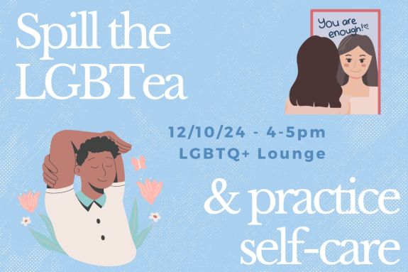 Practice Self Care LGBTQ Lounge 12/10/24 at 4:00pm