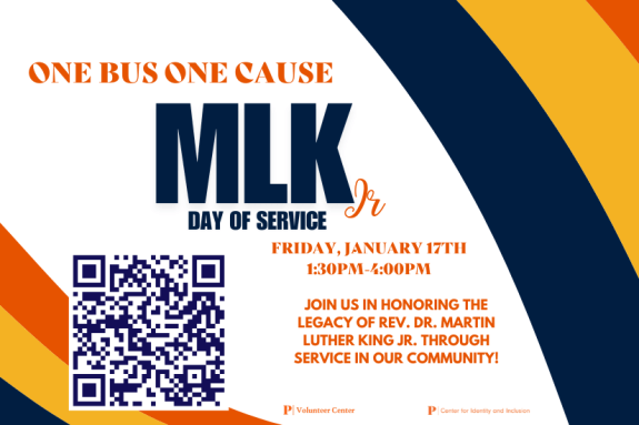 This year Pacific’s Volunteer Center and Center IdentityJoin us in honoring Dr. King on Friday, January 17, 2025, from 1:30pm to 4pm alongside fellow peers, staff and faculty and together take action and support our community. We will be volunteering at Black Urban Farm Association (BUFA). BUFA'S mission is to positively impact health and hunger by providing locally grown pesticide-free fruits and vegetables. Transportation provided.