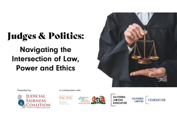 Judges and Politics event