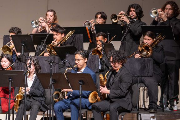 University of the Pacific's big band