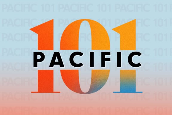The word "Pacific" across "101"