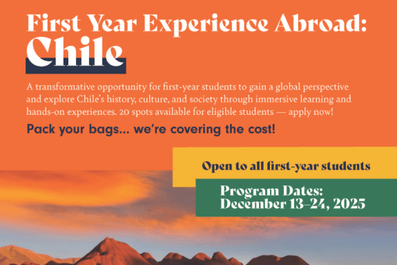 Study Abroad Chile Flyer