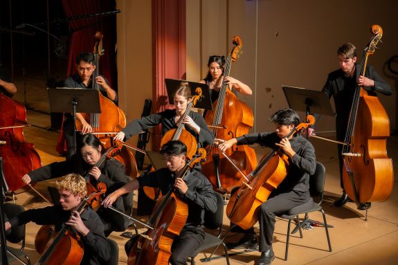 University of the Pacific Orchestras in concert at Faye Spanos Concert Hall