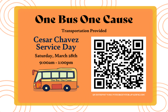 Volunteer Opportunity!  Join us as we honor the legacy of Cesar Chavez, a civil rights leader and labor organizer who dedicated his life to advocating for the dignity, rights, and fair treatment of farmworkers. Cesar Chavez Day invites us to celebrate his commitment to service, community empowerment, and collective action.  This year, we will partner with Stockton Service Corps and work alongside the City of Stockton’s Clean City Initiative and community members. Together, we will gather at Victory Park for