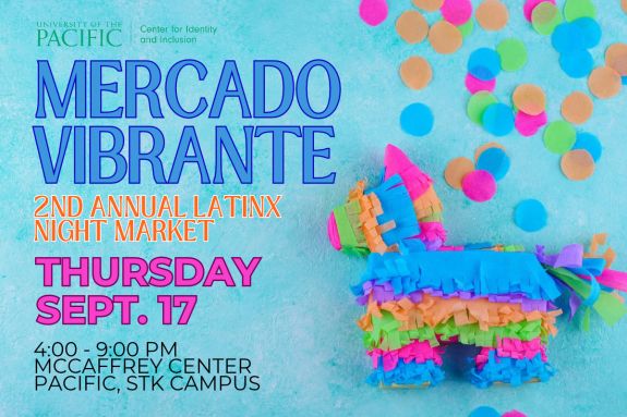 Mercado Vibrante (Vibrant Market) is BACK on Thursday, September 17 from 4:00 PM to 9:00 PM at the McCaffrey Center