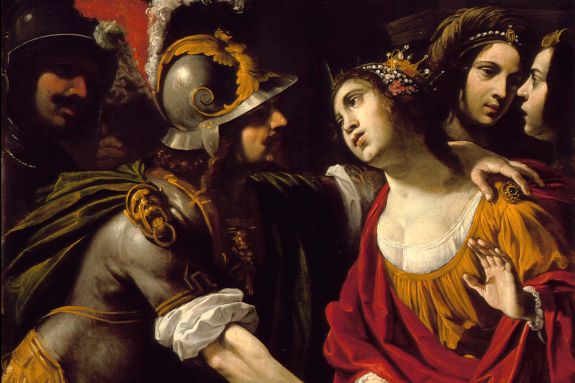 Dido and Aneas, a painting by Rutilio Manetti