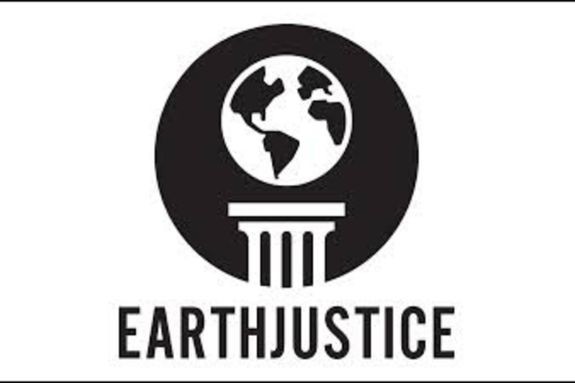 Earthjustice logo.