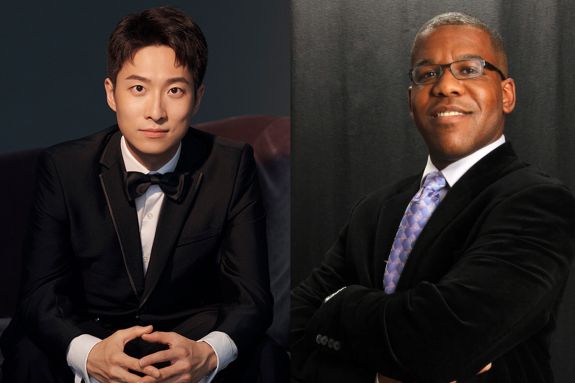 Pianist Shichao Zhang and tenor Frederick A. Peterbark