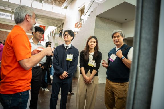 faculty and students at 2026 Research & Creativity Showcase