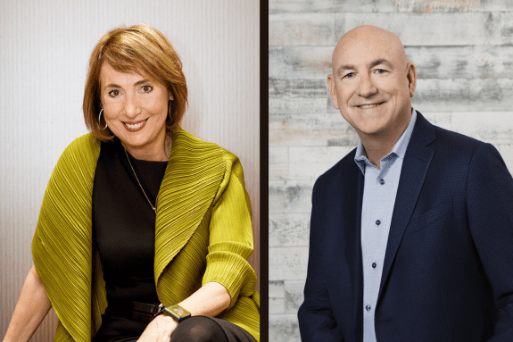 Cathy Davidson and Drew Henry