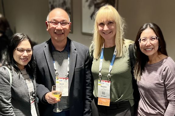 Pharmacy alumni at reception