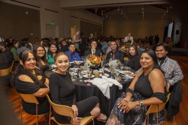 Table of CIP members at reunion 