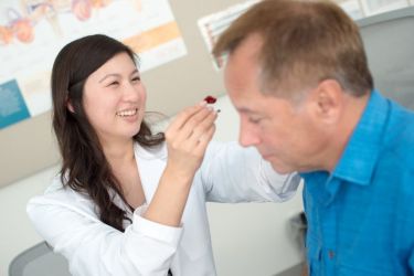 Audiology student