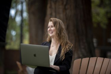 McGeorge School of Law student, Zoe Korpi photographed at the law school on Friday, August 14, 2020