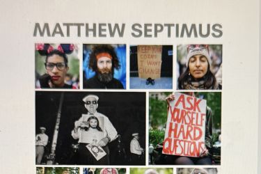 Gray text on cream background over grid of 6 photographs