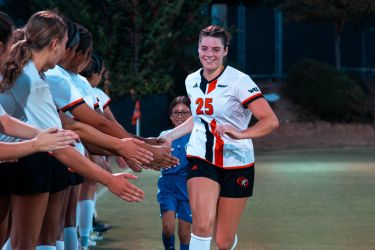 Pacific women's soccer player 
