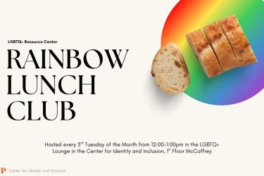 Rainbow Lunch Club, Hosted on 3rd Tuesday of every month. *Lunch Provided* 