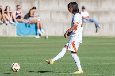 Pacific men's soccer player