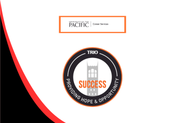 Resume building workshop with career services and SUCCESS TRiO
