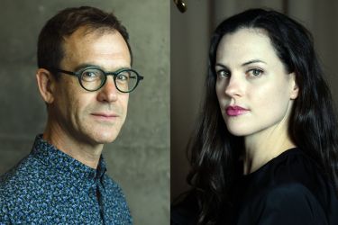 portraits, Kyle Bruckmann and Kathryn Schulmeister