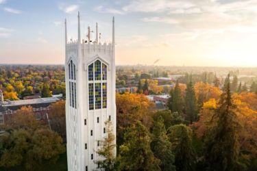 Burns Tower Ariel View