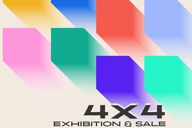 Colorful squares on light background