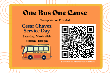 Volunteer Opportunity!  Join us as we honor the legacy of Cesar Chavez, a civil rights leader and labor organizer who dedicated his life to advocating for the dignity, rights, and fair treatment of farmworkers. Cesar Chavez Day invites us to celebrate his commitment to service, community empowerment, and collective action.  This year, we will partner with Stockton Service Corps and work alongside the City of Stockton’s Clean City Initiative and community members. Together, we will gather at Victory Park for