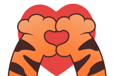 Tiger Heart Paw
