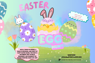 Easter Egg Hunt for all students and staff