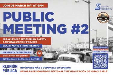 Miracle Mile Public Meeting poster