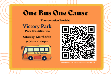 Volunteer Opportunity!  This year, we will partner with Stockton Service Corps and work alongside the City of Stockton’s Clean City Initiative and community members. Together, we will gather at Victory Park for a beautification project that supports the care and revitalization of one of our county’s cherished public spaces.  Come ready to collaborate, build community through meaningful, hands-on action.  The Volunteer Center will provide transportation to and from Victory Park from 9:00am to 1:00pm.  