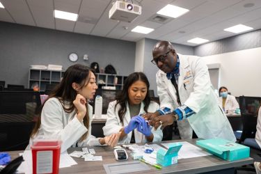 Nutrition Scientists doing tests