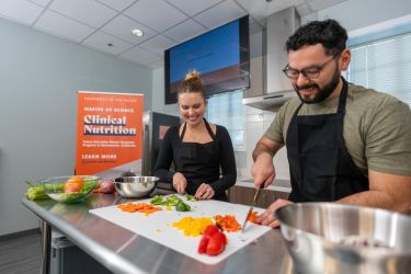 Students cooking