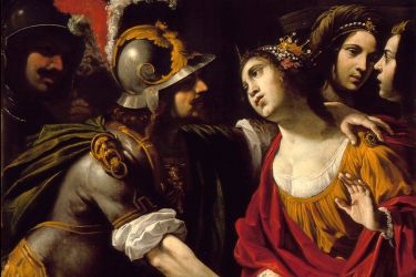 Dido and Aneas, a painting by Rutilio Manetti