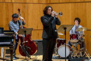 A student jazz combo