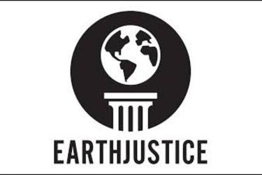 Earthjustice logo.