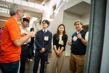 faculty and students at 2026 Research & Creativity Showcase