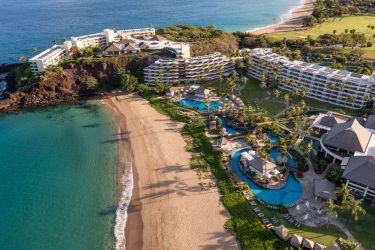 Sheraton Hotel Maui seen from the air