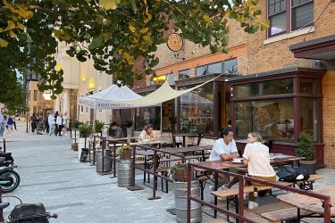 front of Right Proper Brewing Company Restaurant
