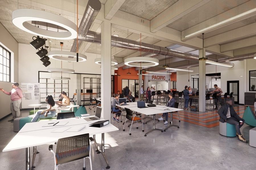rendering of new makerspace