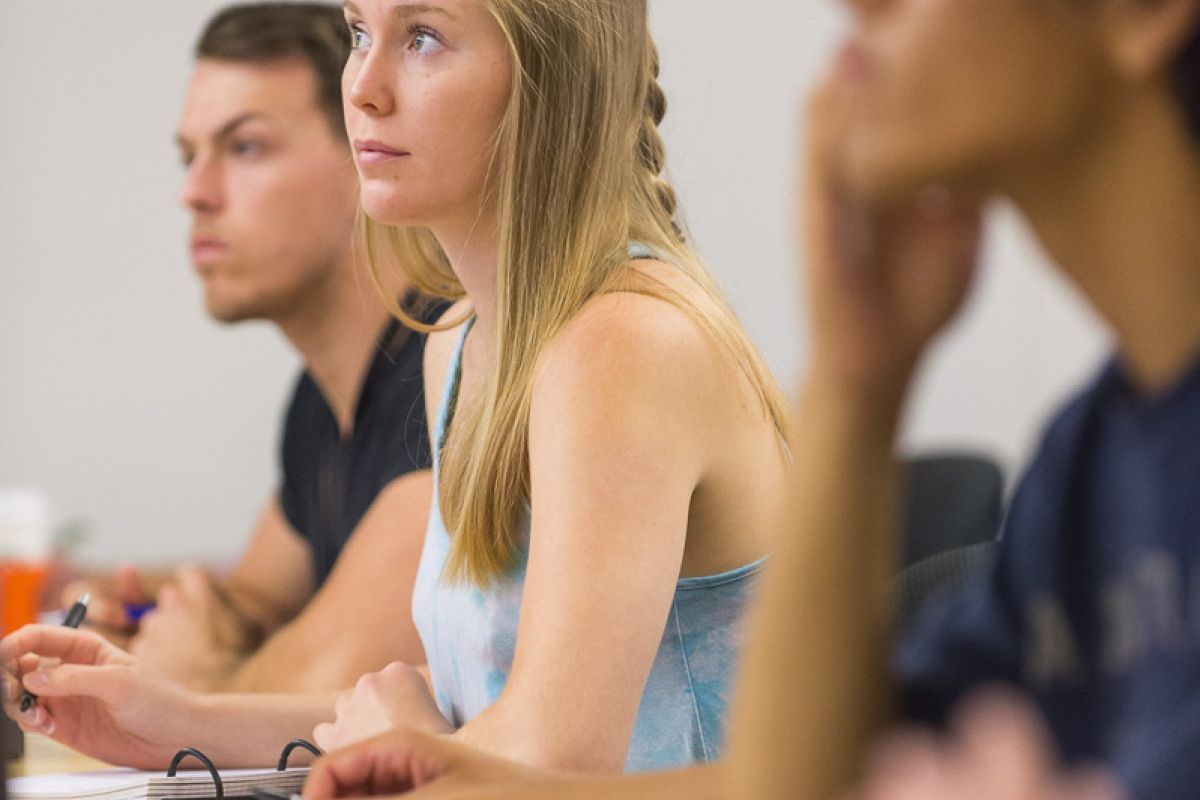 students in class
