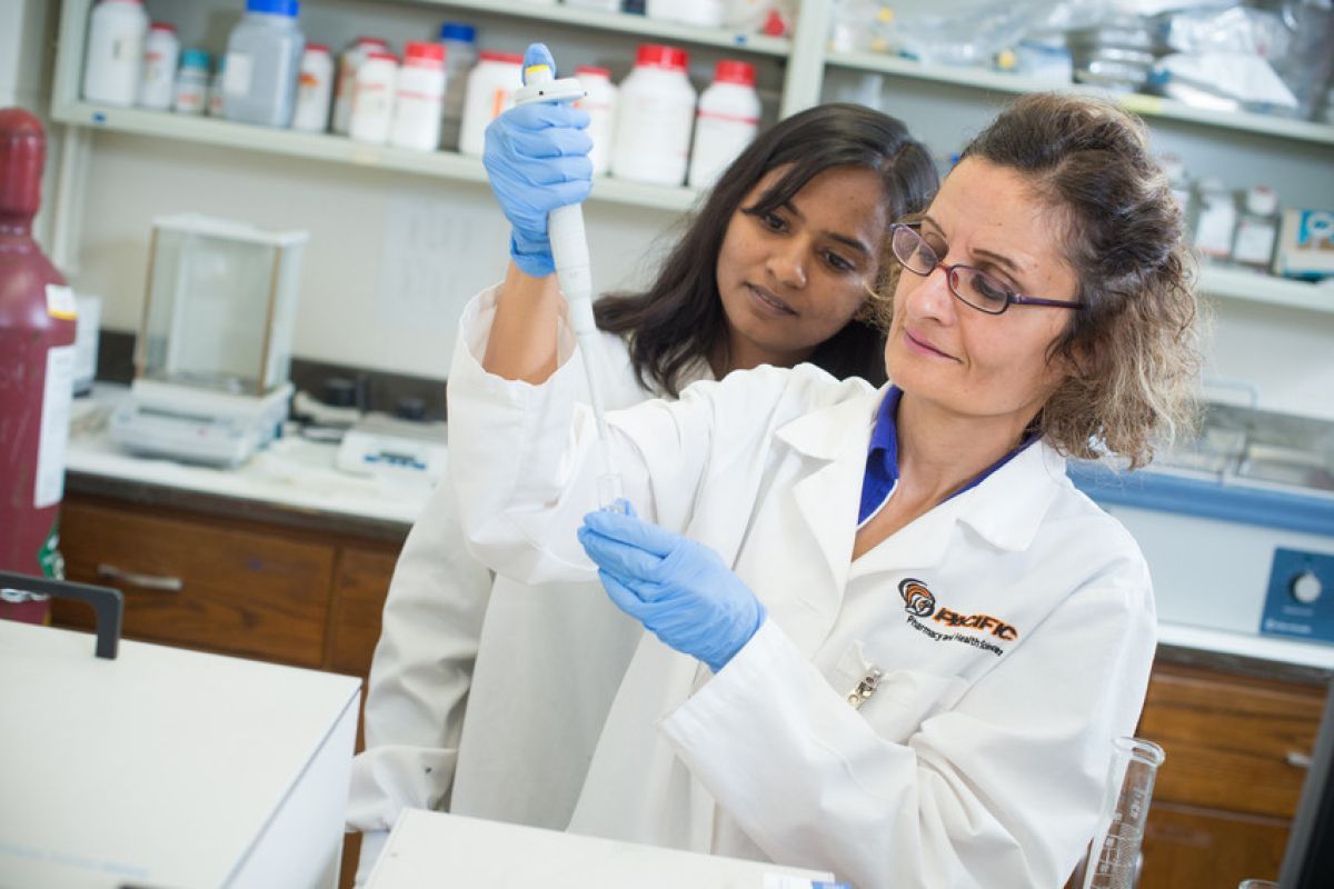 graduate research in a lab